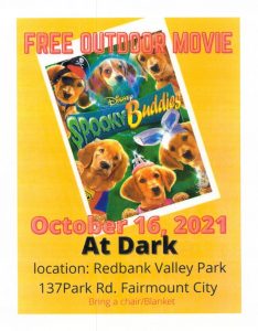 Free Outdoor Movie @ Redbank Valley Municipal Park | Fairmount City | Pennsylvania | United States