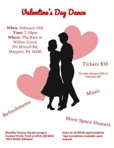 Valentine's Day Dance @ The Barn at Willow Grove | Mayport | Pennsylvania | United States