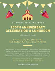 St. Mary's Redbank Church @ St. Mary's Redbank Church | Templeton | Pennsylvania | United States