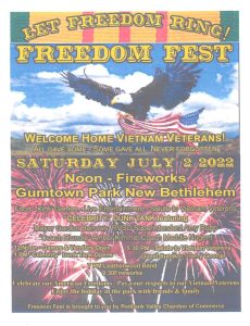 R.V. Chamber Freedom Fest @ Gumtown Park | New Bethlehem | Pennsylvania | United States